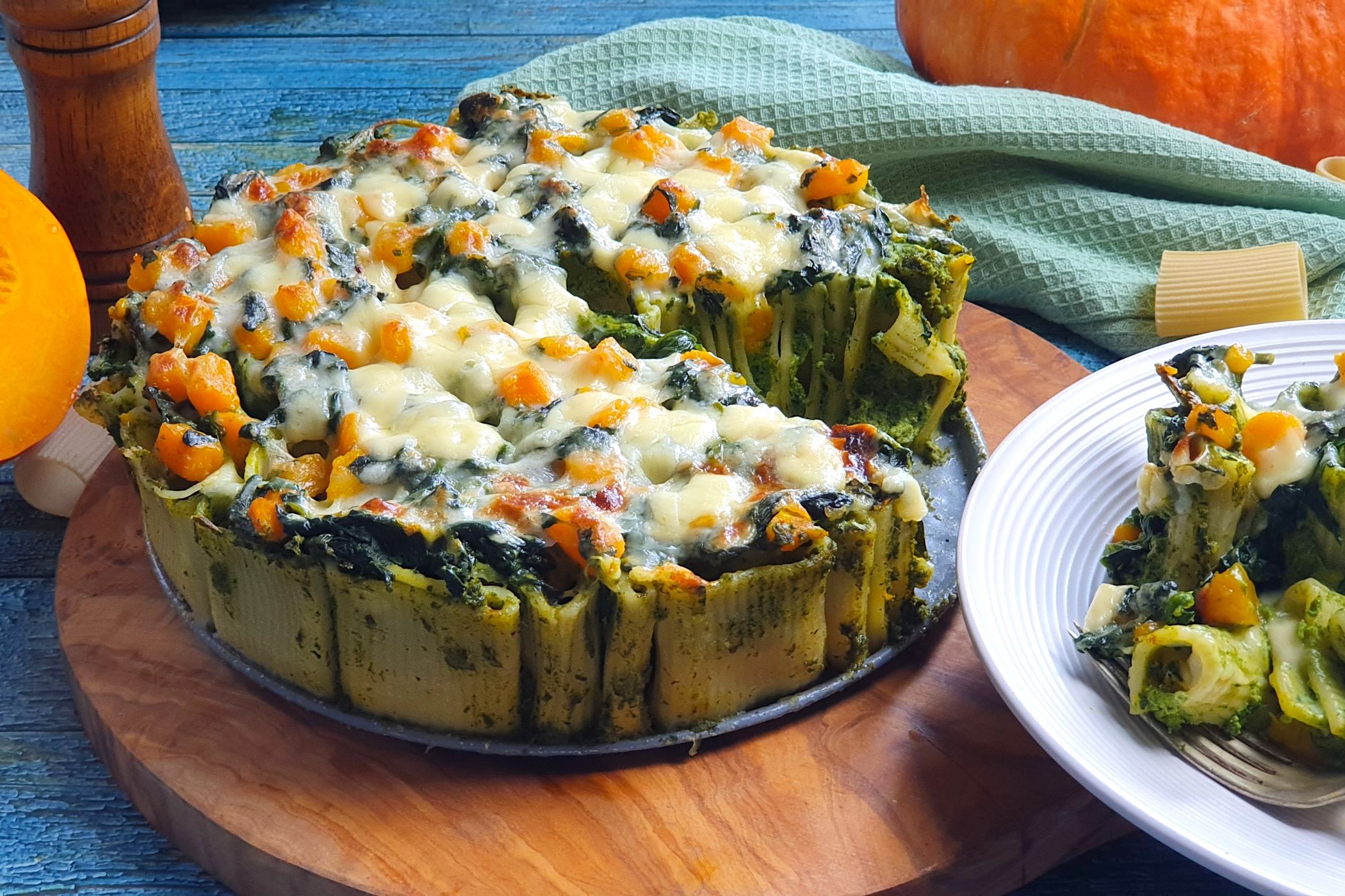 Paccheri Ripieni La Ricetta Con Zucca E Spinaci Moltofood