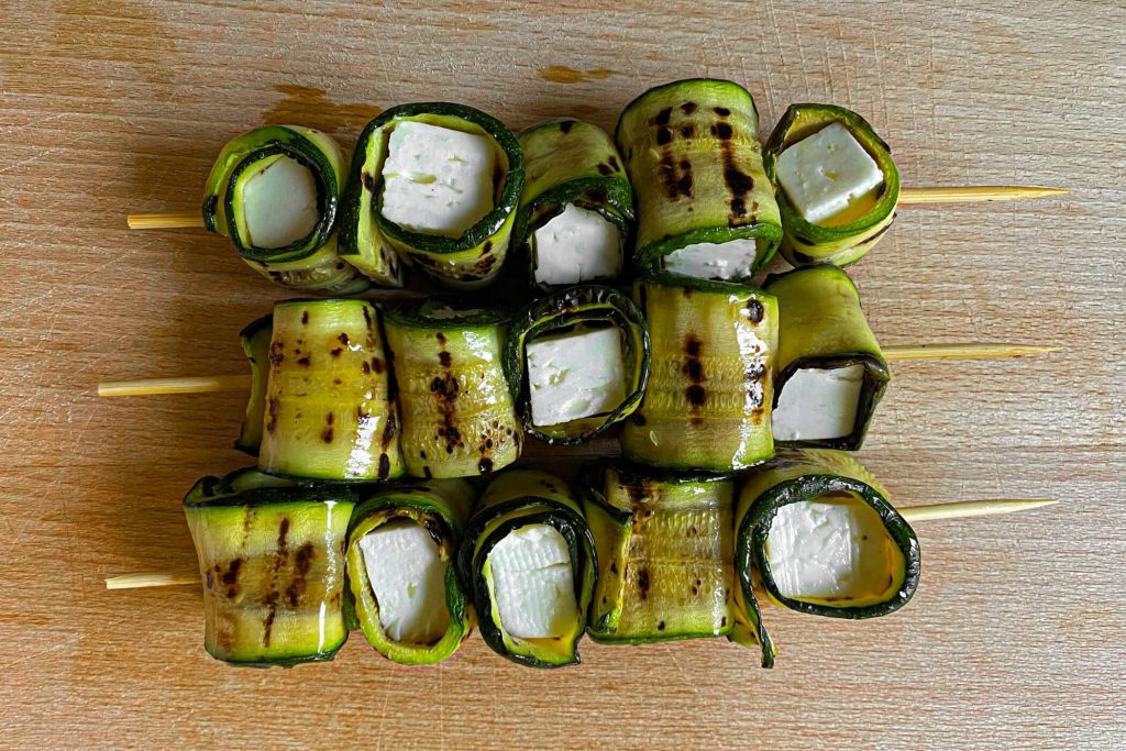 Spiedini di zucchine