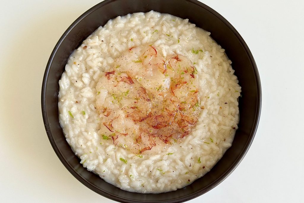 Risotto cacio e pepe