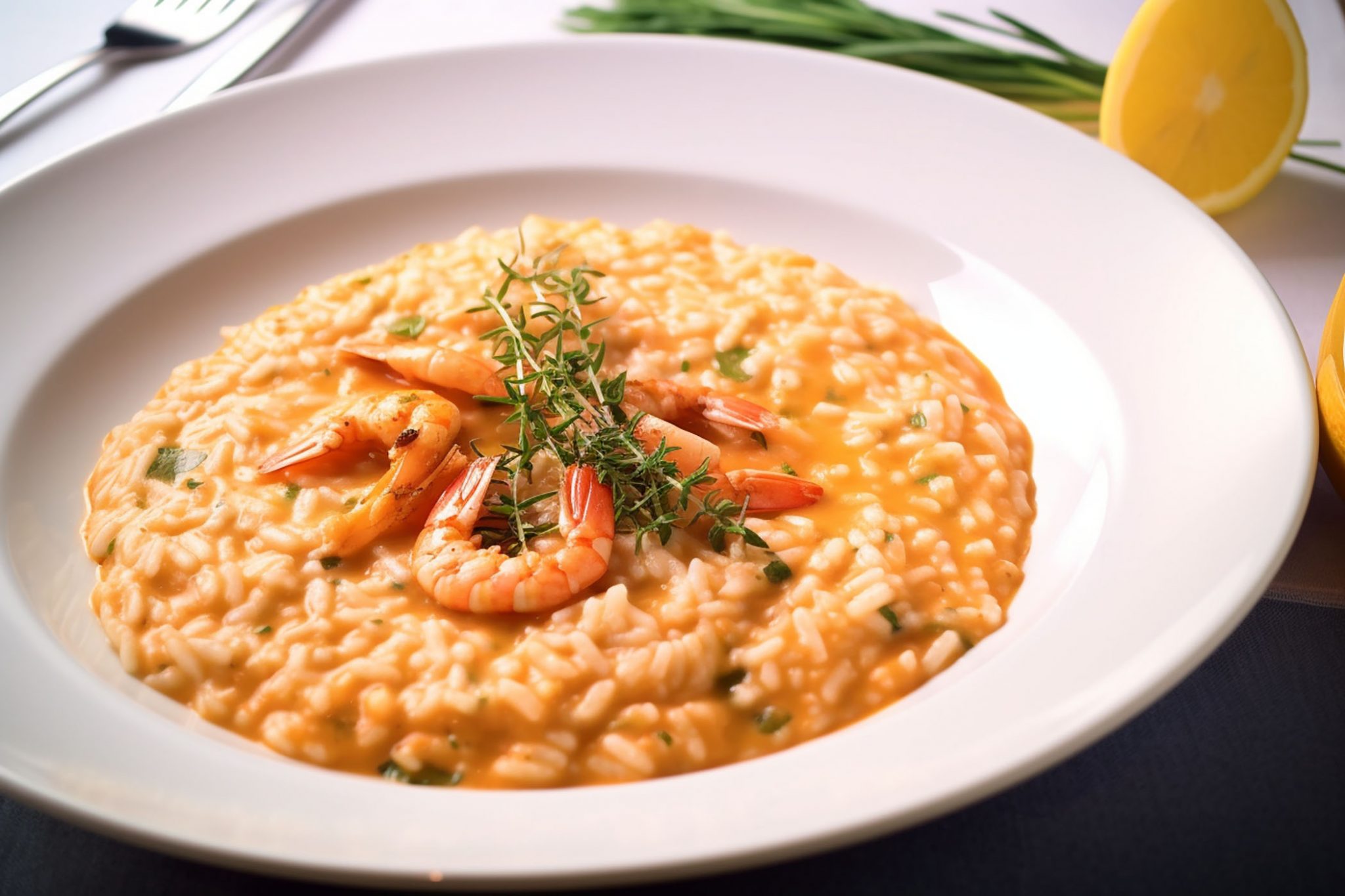 La Ricetta Del Risotto Alla Crema Di Scampi - MoltoFood