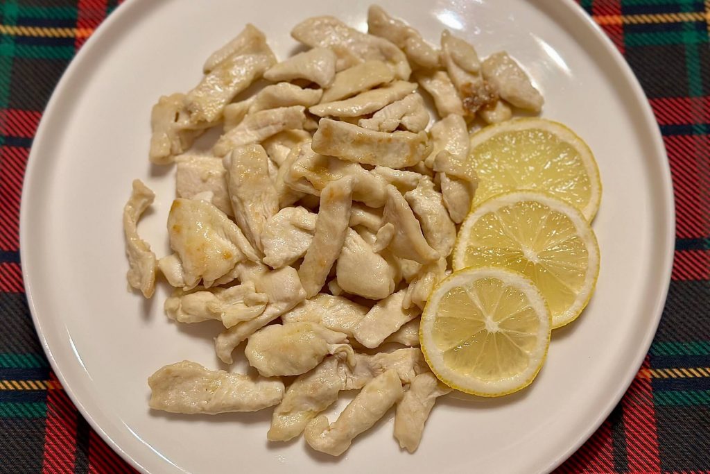 Straccetti di pollo al limone