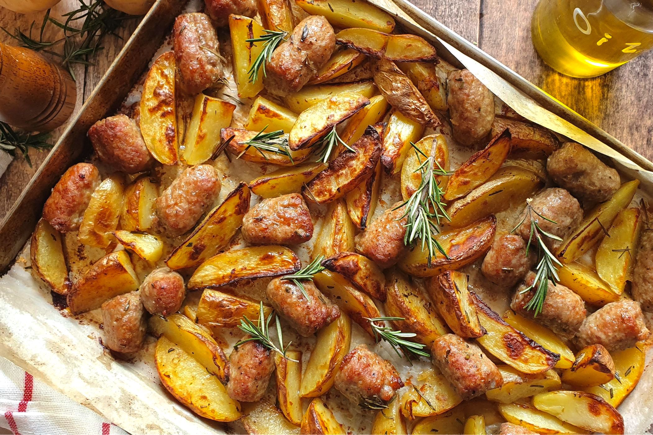 Salsiccia E Patate Al Forno, La Ricetta Definitiva - Moltofood