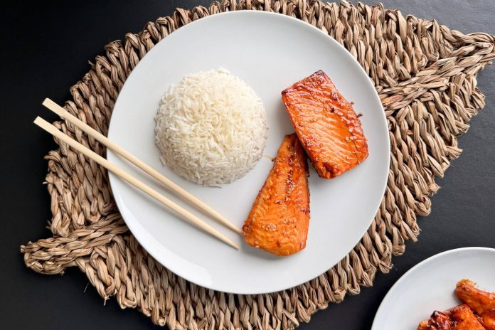 Salmone in agrodolce