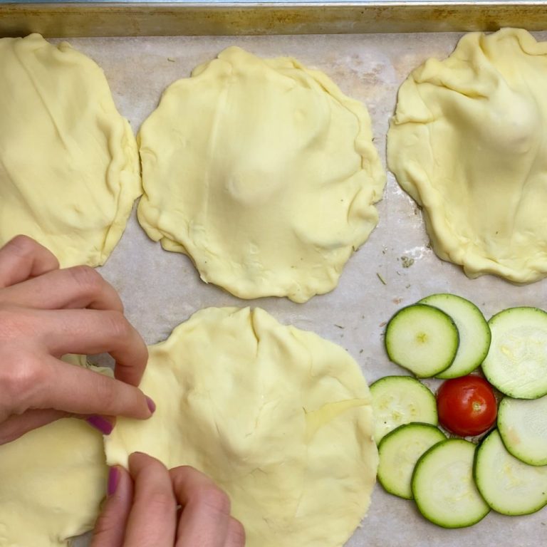 Mini tarte tatin di zucchine step3