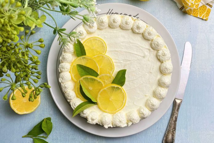 Torta fredda al limone