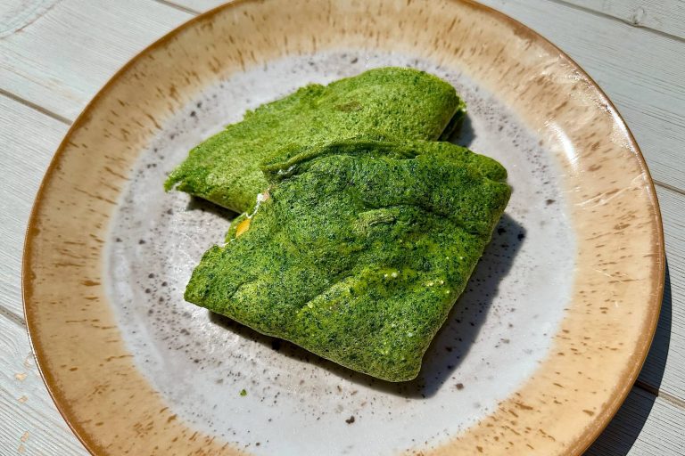 Crepes verdi di spinaci