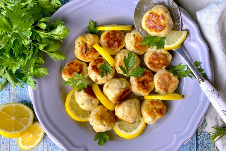 Polpette di tacchino al limone