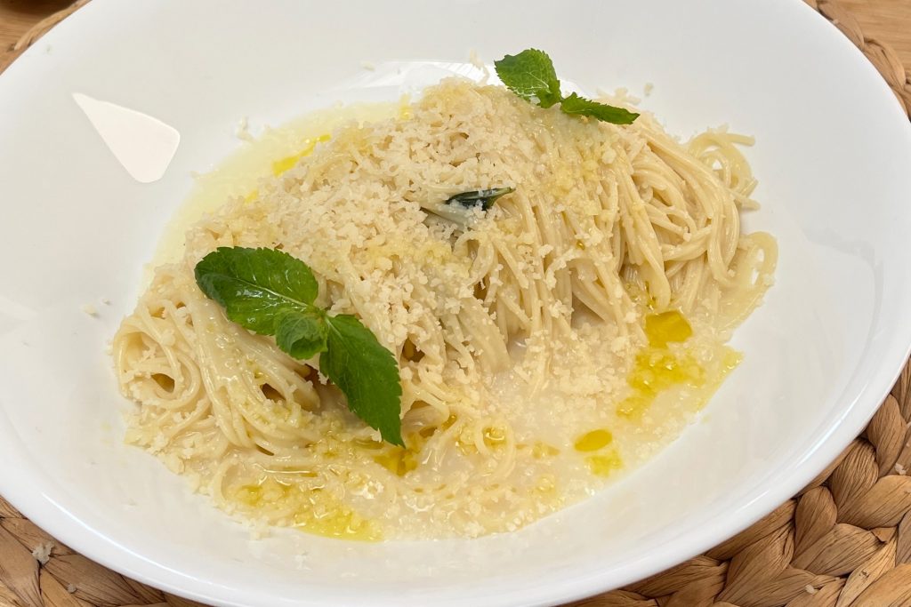 Spaghetti al limone cremosi