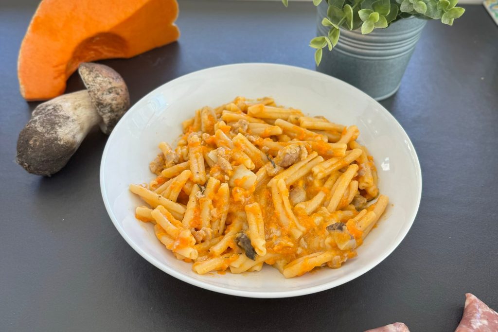 Pasta con la zucca