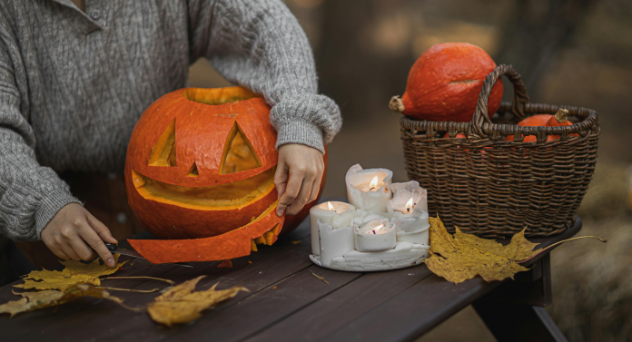 zucca halloween intagliare intagliato