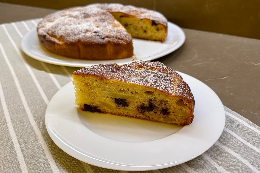 Torta pere e cioccolato bianca