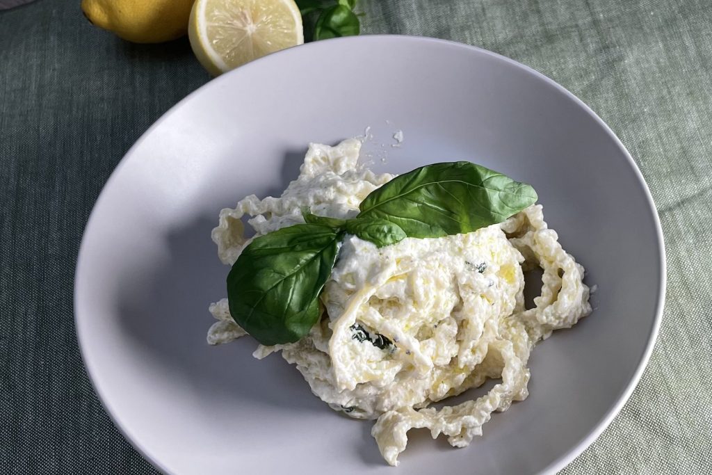 Manfredi alla ricotta