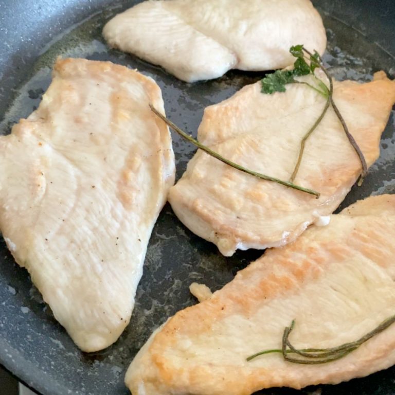 Scaloppine di pollo ai funghi step2