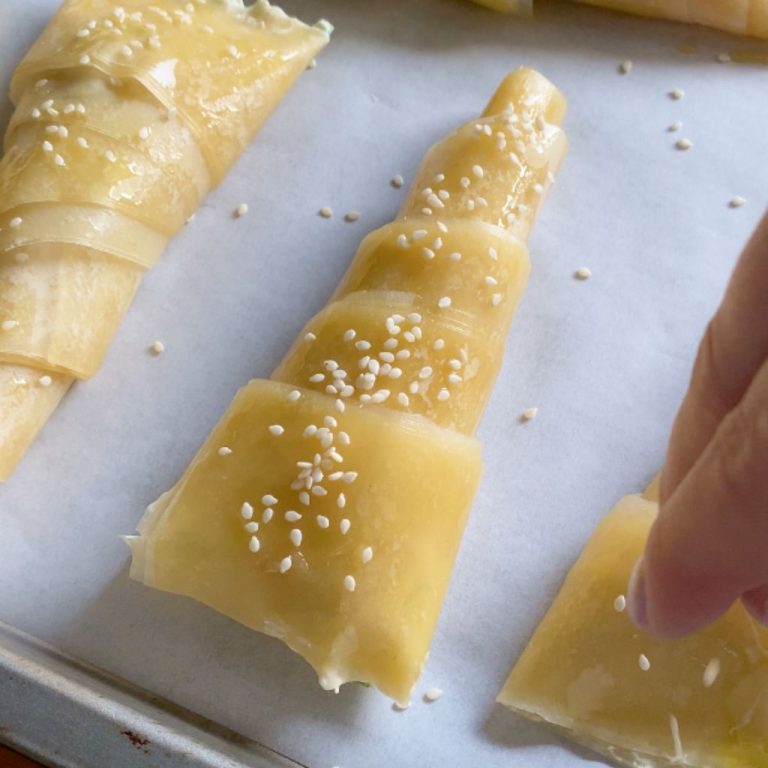 Sfogliatelle furbe al salmone step5