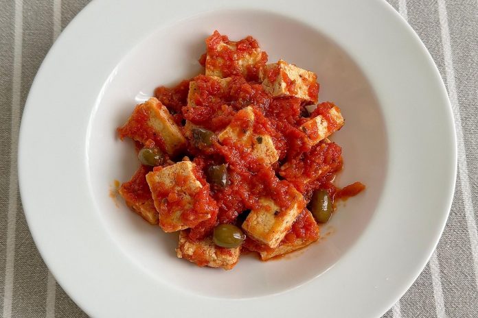 Tofu alla mediterranea